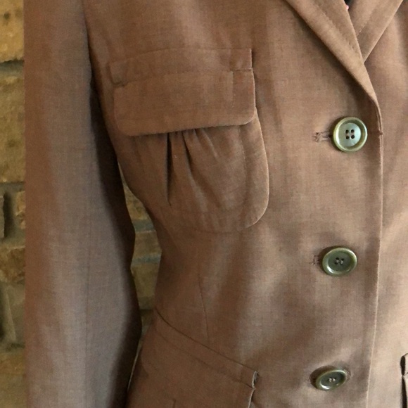 MAX STUDIO KHAKI TAN BLAZER, 6 💐 - Picture 2 of 9